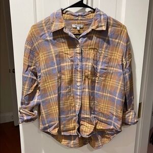 Madewell Plaid Button-Up Shirt